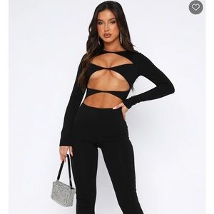 White Fox Boutique - Only One Option Jumpsuit Black